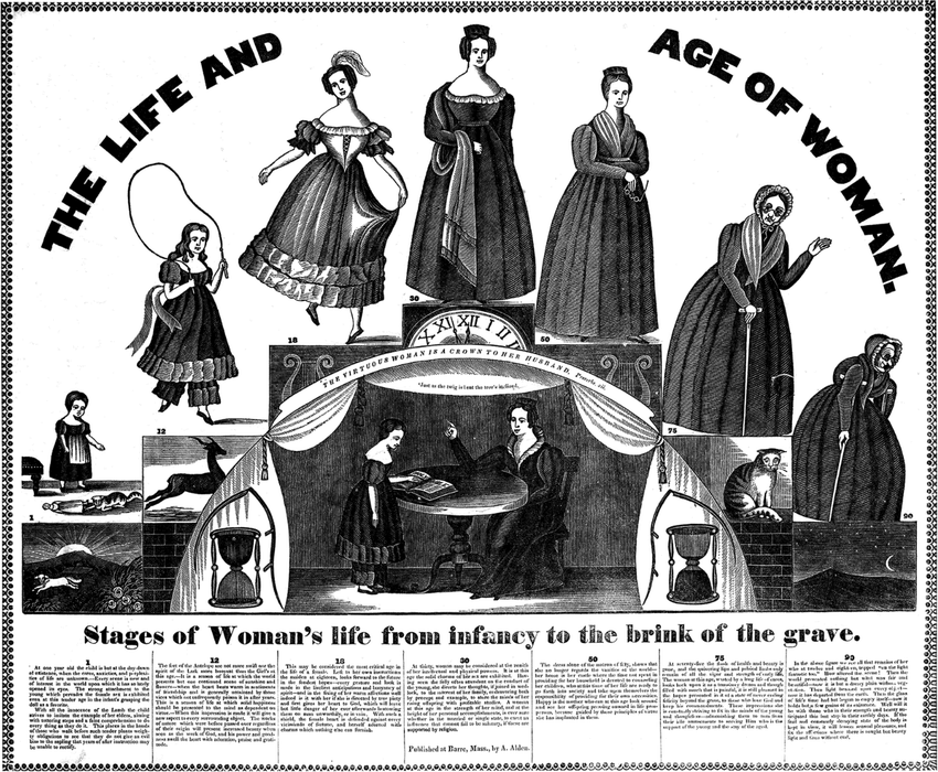 The-life-and-age-of-woman-stages-of-womans-life-from-the-infancy-to-the-brink-of-the